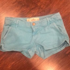 Aqua blue shorts